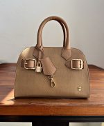 کیف سگکدار عسلی
