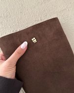 چکمه بلند چرم قهوه ای وو - Image 5