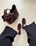 نیم بوت قهوه ای دوزیپ 313 - Image 3