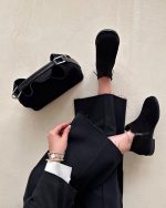 نیم بوت دوزیپ مشکی 313 - Image 2
