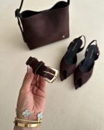 کفش پاشنه دار  قهوه ای 597 - Image 6